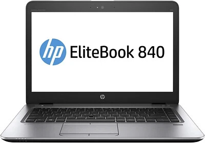 HP Elitebook 840 G4 14"  i7-7500U 2.7GHz - 16GB RAM - 256GB SSD - Win11 Pro - Image 1 of 4