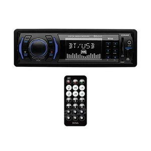Autoradio Single DIN LCD Bluetooth Audio MP3/USB Mikrofon AM/FM Radio Telefonieren - Bild 1 von 3
