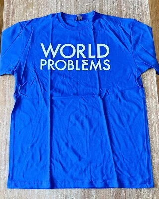 NEW Freshjive Tee T-shirt Shirt XL Extra Large Blue White World Problems Vintage - Image 1 of 4