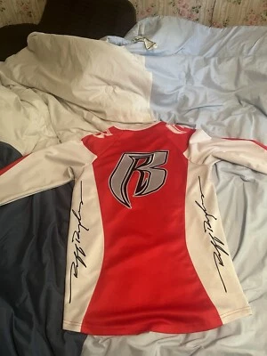 RARA CAMISETA ESTILO HOCKEY RUFF RYDERS RECORD DMX "RYDE OR DIE" TALLA M Foto 1 de 4