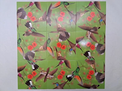 Scramble Squares (B. Dazzle) - Hummingbirds (Complete) - Image 1 of 4