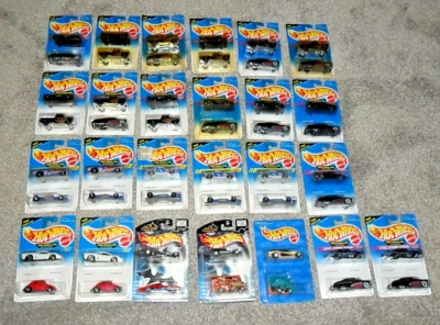 50 Car LOT HOT WHEELS 1994 RACE TEAM STEEL STAMP HALLOWEEN VW PEARL 2 PACKS X25 - Image 1 of 4