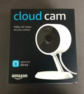 Brand NEW Sealed Amazon Cloud Cam Indoor Security Camera works with Alexa White - Image 1 of 4