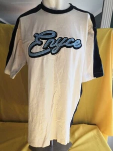Camisa De Colección Y2K Enyce XL Azul Blanco Logo Spellout Gruesa Urbana Hip Hop ST24 - Imagen 1 de 8