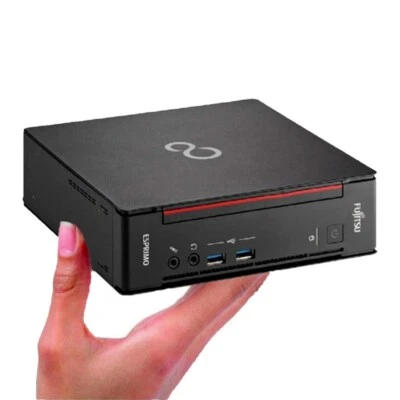 PC Fujitsu Esprimo Q556 Mini I5-6400T RAM 8Go SSD 240Go Open Office W10 Wifi - Immagine 1 di 4