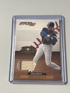 2001 Donruss Studio Leather And Lumber John Olerud Bat Relic 