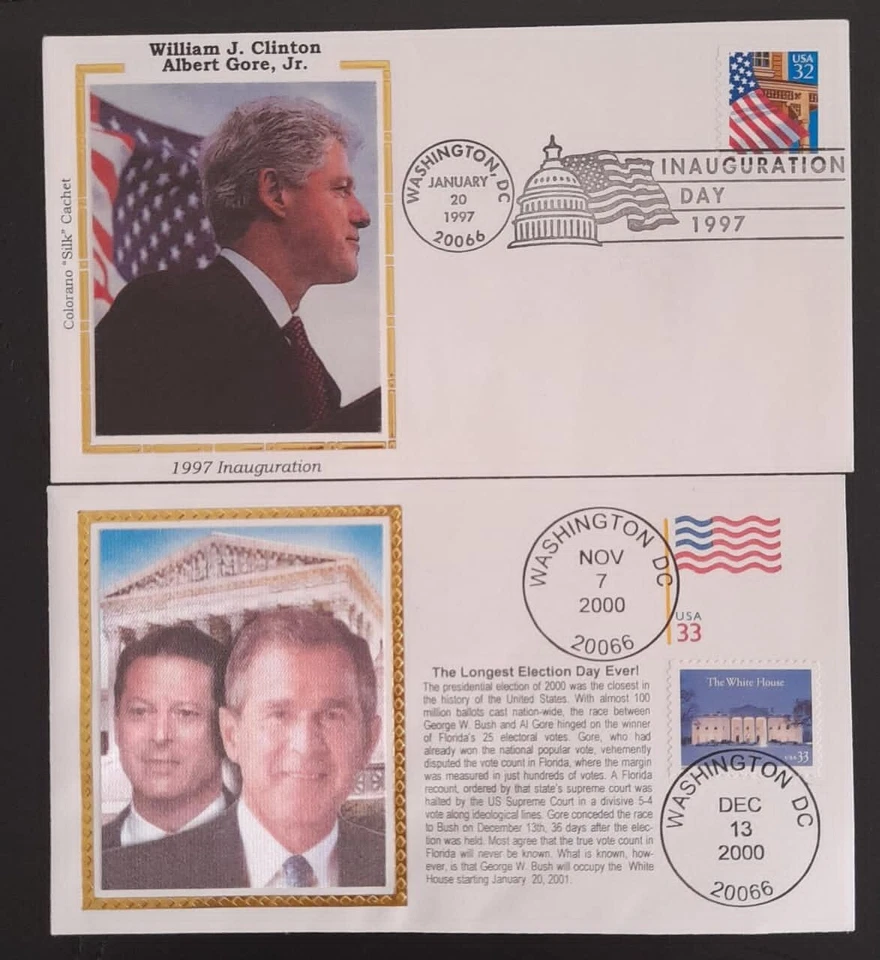 SL) 2000 USA PRESIDENTS, WHITE HOUSE INAUGURATION, FDC - Image 1 of 1
