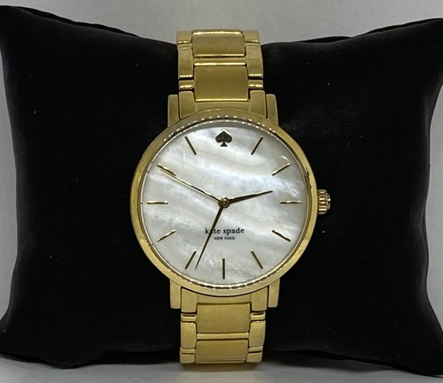 Orologio Kate Spade 0737 Donna Acciaio Oro Analogico Quadrante Bianco Quarzo XX875