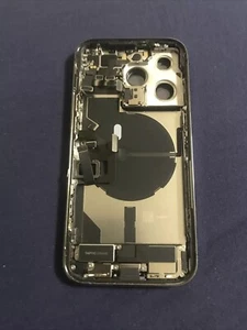 Original Apple Iphone 14 Pro Chassis Power Flex scocca Nero A+ Con Sim Tray - Zdjęcie 1 z 2