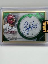 2022 Joey Votto Topps Transcendent Emerald Gold Framed Autograph #07/15 #TCVA-JV