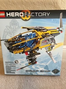 LEGO HERO FACTORY 7160 NRFB AGES 9+ DROP SHIP BIONICLE 394 PIECES BUILDING TOY - Picture 1 of 12