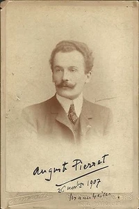 AUGUSTE PIERRET - FRENCH COMPOSER Original HANDSIGNED Portrait 1907 - Imagen 1 de 1