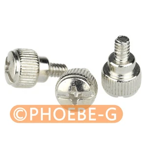 8 pcs 6/32 x 5mm Toolless Thumb Screws for PC Computer Case Power Supplies PSU - Picture 1 of 2