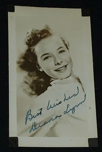1944 - DIANA LYNN - MOVIE STAR /ACTRESS - AUTOGRAPH - PHOTO - ORIGINAL - Picture 1 of 2