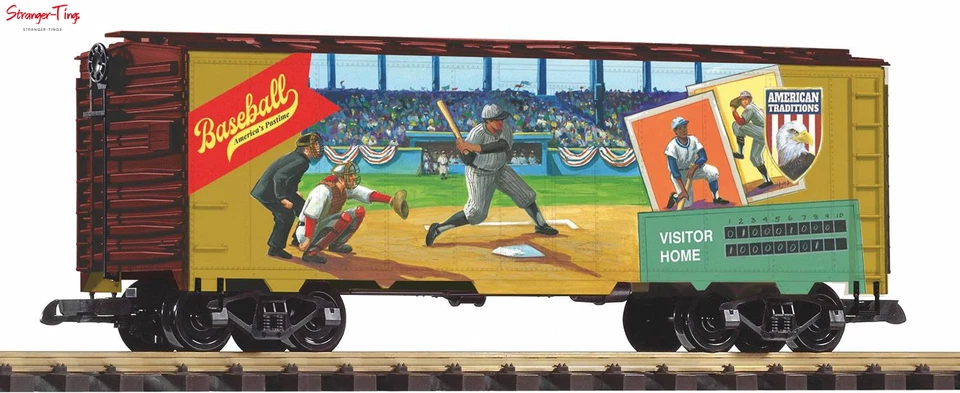 Piko American Traditions Baseball Reefer Wagon G Gauge - Image 1 of 1