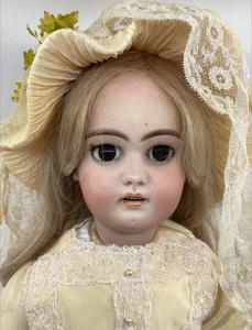 Exquisite Antique German Bisque Doll – Simon & Halbig 1079 DEP – 20” – All Origi - Picture 1 of 24