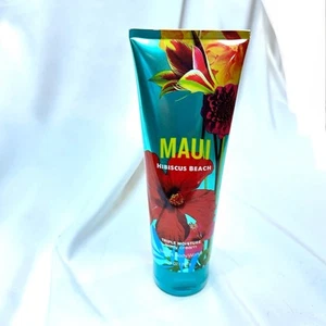 Bath & Body Works Maui Hibiskus Strand dreifache Feuchtigkeit Körpercreme 8 Oz. - NEU - Bild 1 von 4