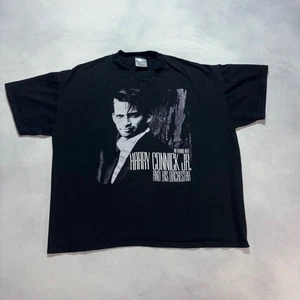 Vintage 90's Harry Connick Jr. Graphic T-Shirt XL Band Single Stitch Made in USA - Picture 1 of 10
