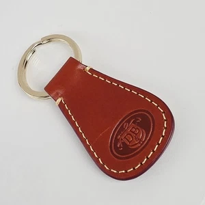 Dooney & Bourke Brown Leather Key Fob - Picture 1 of 7