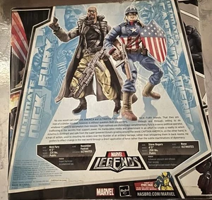 2011 Marvel Legends Hasbro Ultimate Nick Fury & Captain America - Picture 1 of 3