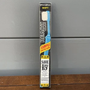 Vintage Toothbrush RETRO PROP 80's Studio prop 🔥🔥 Reach 👀 NEW  J+J 1983 - Picture 1 of 6