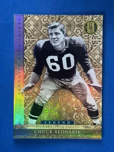 2011 Panini Gold Standard #142 Chuck Bednarik Philadelphia Eagles #/299 - Picture 1 of 2