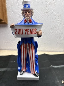 Bicentennial 1974-75 UNCLE SAM 200 YEARS COIN MONEY BANK 10 1/2" - Picture 1 of 15