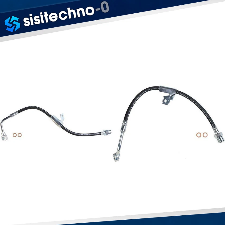 Manguera hidráulica de freno delantera izquierda y derecha para Chevrolet S10 Blazer 1983 1984 1,9 L Foto 1 de 2