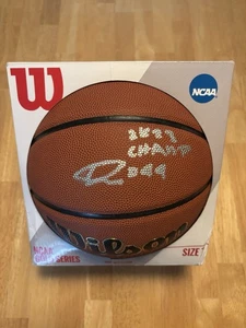 Baloncesto firmado por Andre Jackson Jr Uconn Huskies Beckett certificado de autenticidad BAS 2023 ¡CAMPEONES! - Imagen 1 de 3