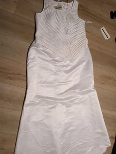 Andy Anand White Maxi Skirt Top Wedding Dress Size 24 - Picture 1 of 12