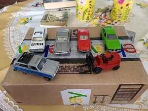 Playart Lot 7 Cars Police Camaro SS Opel GT Alfetta GT Blazer Forklift Firebird - Picture 1 of 22