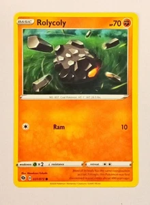 Rolycoly Champions Path Pokémon TCG 31/73 Regular Common AUCTION STYLE! ࿊ - Picture 1 of 1