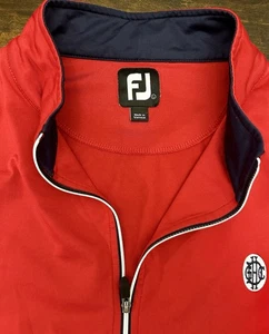 FootJoy Sleeveless 1/4 Zip Pullover Vest Large Stretch Golf Athletic Nylon FJ - Picture 1 of 4