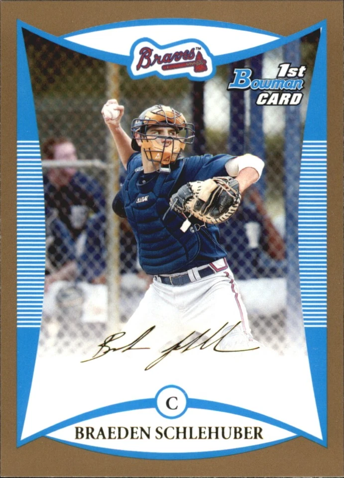 2008 Bowman Draft Prospects Gold BB (Pick Card From List) C134 03-25 - Image 1 of 1