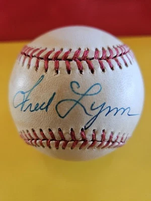Fred Lynn Signed Autographed Rawlings OAL Baseball - Red Sox, Angels *READ* - Image 1 of 4