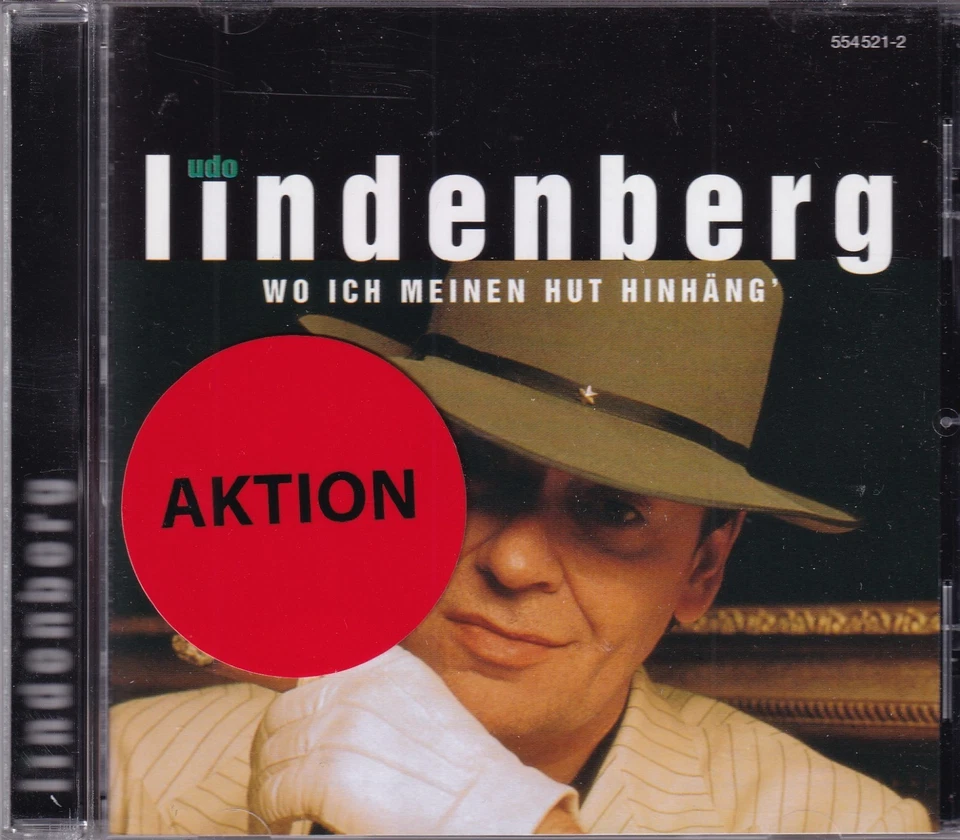 Udo Lindenberg Media SALE CD Wo ich meinen Hut hinhäng´ Best of Edition 14 Songs - Bild 1 von 3