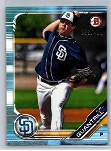 2019 Bowman #BP-125 Cal Quantrill Prospects Sky Blue - Picture 1 of 2