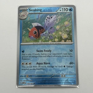 Seaking 119/165 Reverse Holo Pokemon - Picture 1 of 3