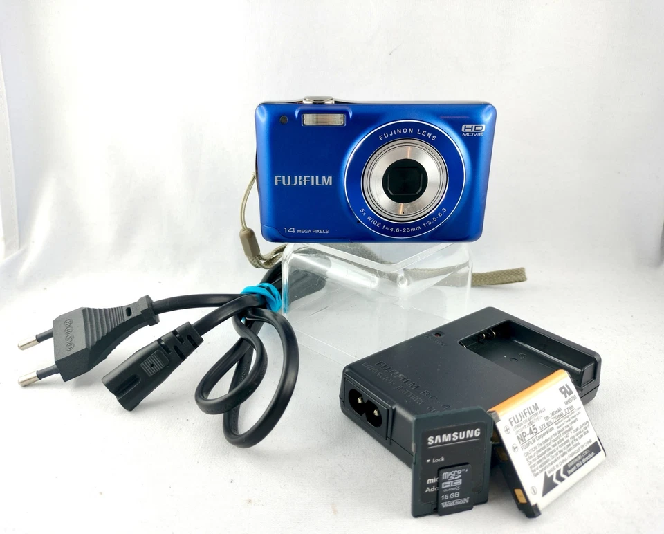 Fujifilm FinePix JX500 14,0 MP Digitalkamera Blau guter Zustand HD Geprüft - Bild 1 von 4