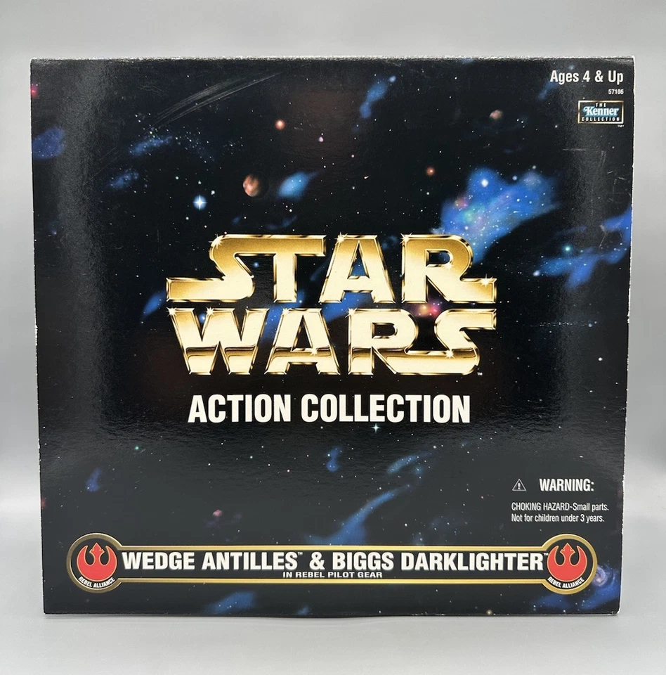 1998 Kenner 57106 Star Wars Action Collection Wedge Antilles & Biggs Darklighter