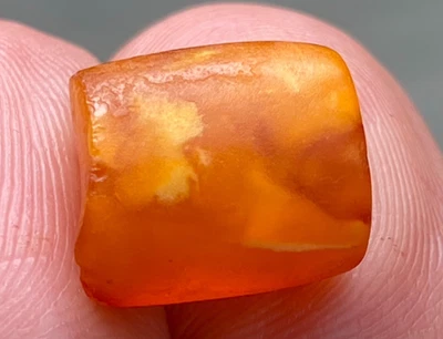 RARO ANTIGUO MUY ANTIGUO ÁMBAR TIBETANO ABALORIO - ¡HERMOSO PÁTINA USADO! Foto 1 de 4