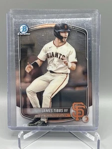 2025 Bowman Chrome Prospects James Tibbs III Chrome Prospects #BCP-39 - Picture 1 of 2