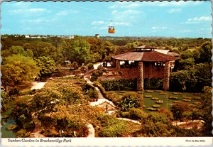 VTG.Postcard- San Antonio, Texas Breckenridge Park Sunken Garden Unposted - Picture 1 of 2