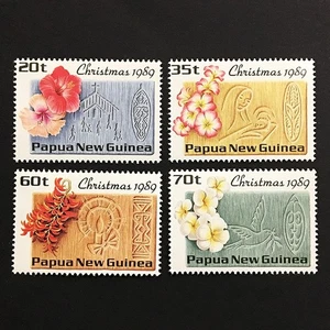 PNG 1989 Papua New Guinea set MNH ** flowers Sc#725-728 Mi#606-609 SG#607-610 - Picture 1 of 1