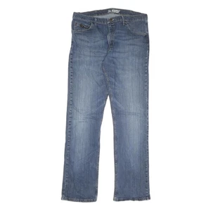 WRANGLER Hombre Azul Corte Normal Recto Vaquero W35 L34 Cómodo Algodón - Imagen 1 de 6