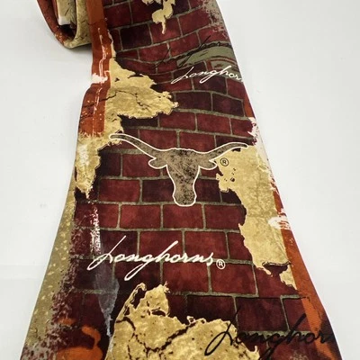 Texas Longhorns Eagles Wings Men's Tie 100% Percent Silk Fast Free Shipping!!! - Image 1 of 4