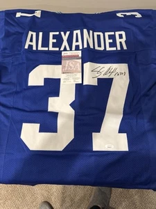 Shaun Alexander Autographed/Signed Jersey JSA COA Blue Custom Jersey - Picture 1 of 1