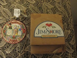 Heartwood Creek JimShore Schneemann Familie 2006 datiert 3" hängendes Ornament 4006133 - Bild 1 von 3