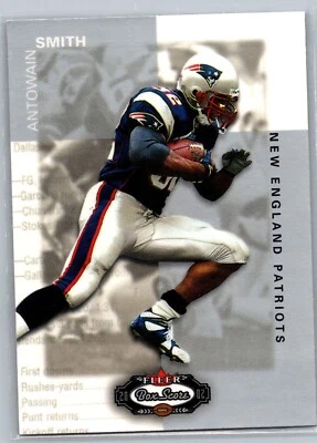 2002 FLEER BOX SCORE CARD # 36 Antowain Smith - New England Patriots - Image 1 of 2
