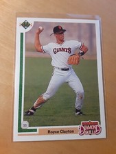 1991 Upper Deck Final Edition#4F ROYCE CLAYTON San Francisco Giants Rookie(MINT)